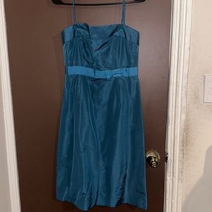 Elegant satin J. Crew dress.